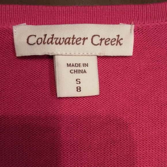 Like New Pink Coldwater Creek Cardigan 💕 - Picture 3 of 6